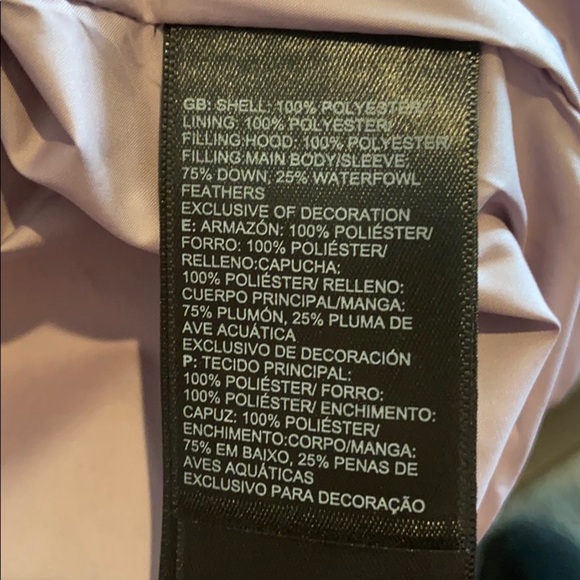 THE NORTH FACE GIRL’s GOTHAM DOWN PARKA PURPLE SIZE XL/18 - Picture 7 of 10